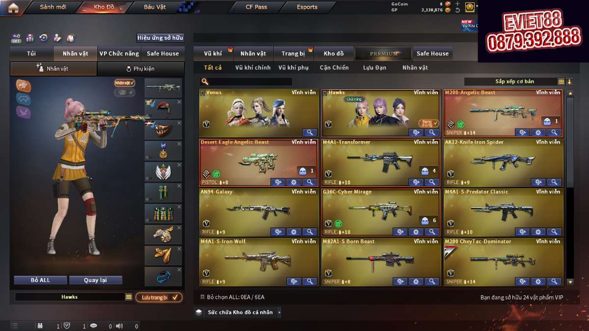 shop acc cf uy tin gia re